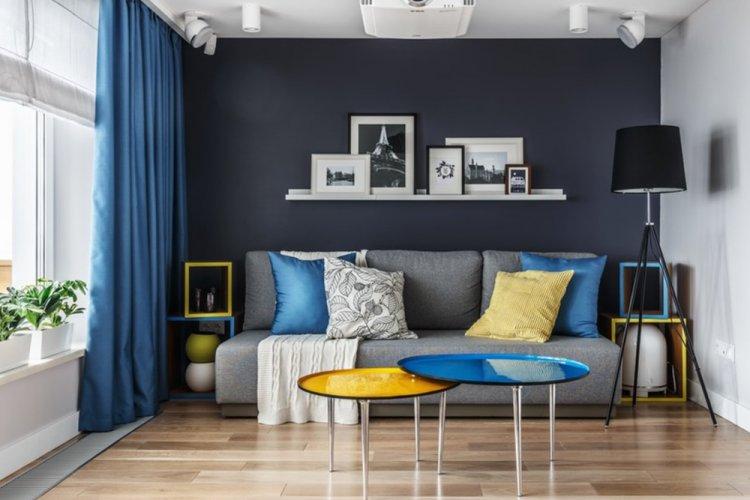 Lit gigogne dans le podium - Studio design d'appartement