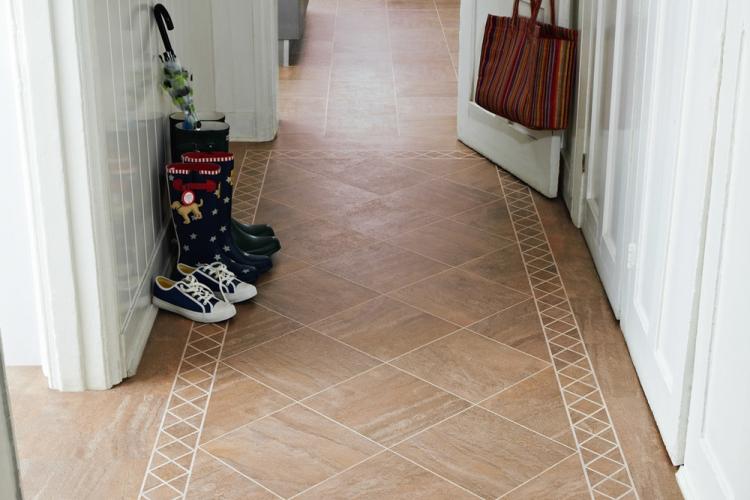 Décoration de sol - Conception du couloir à Khrouchtchev