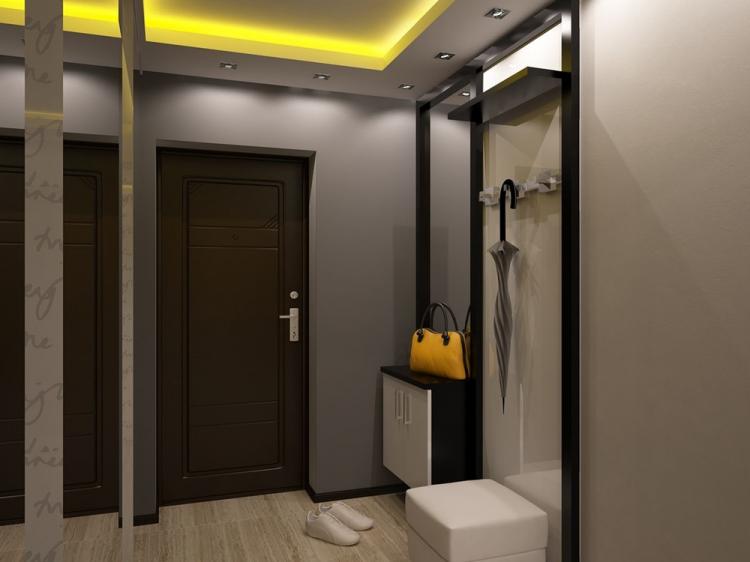 Couloir gris à Khrouchtchev - Design d'intérieur