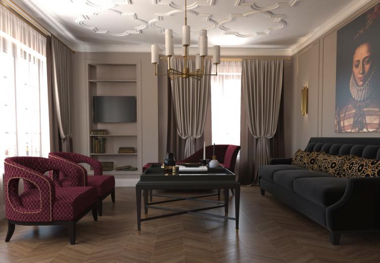 Projet d'aménagement d'un appartement Sur les traces de la Renaissance