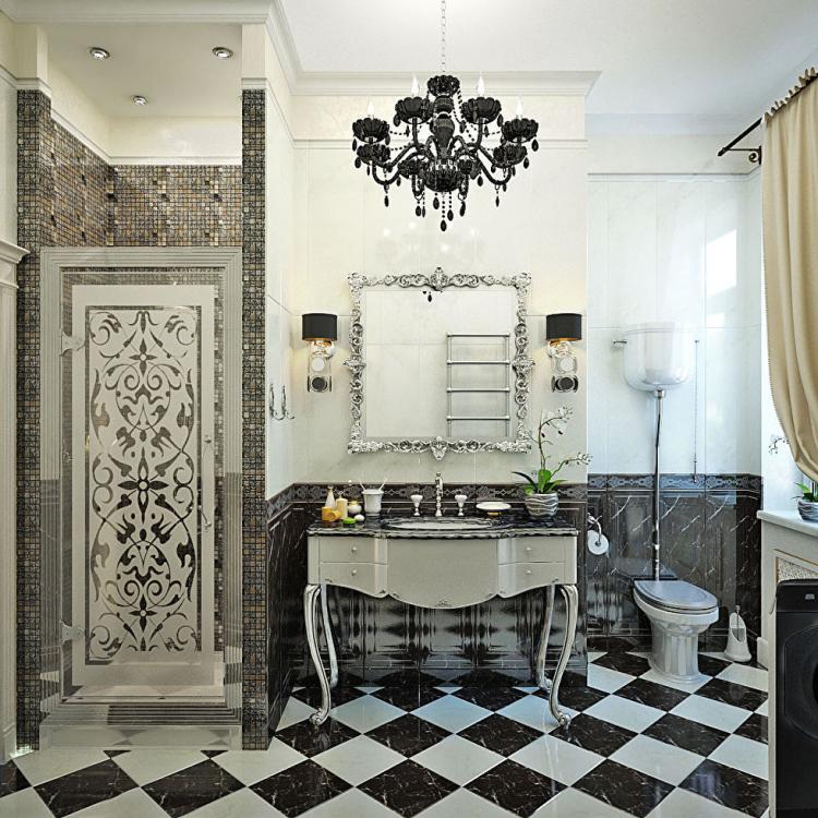 Style français à l'intérieur de l'appartement