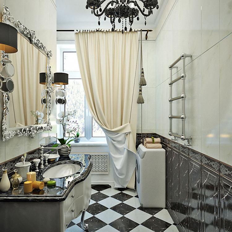 Style français à l'intérieur de l'appartement