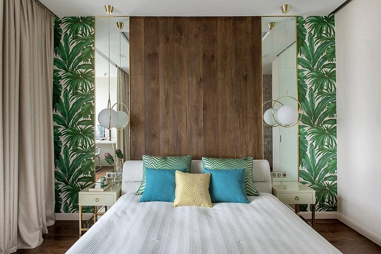 Chambre 9 m² dans un style moderne - Design d'intérieur