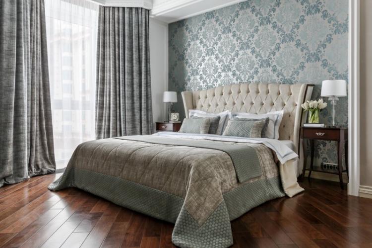 Chambre dans un style classique - photo de design d'intérieur