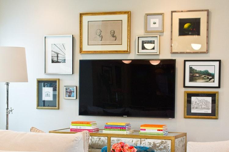 Peintures et photos encadrées - Design mural TV