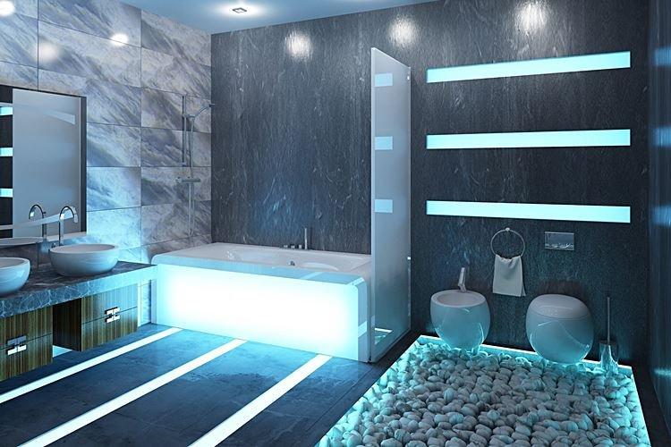 Conception de salle de bain high-tech 2021