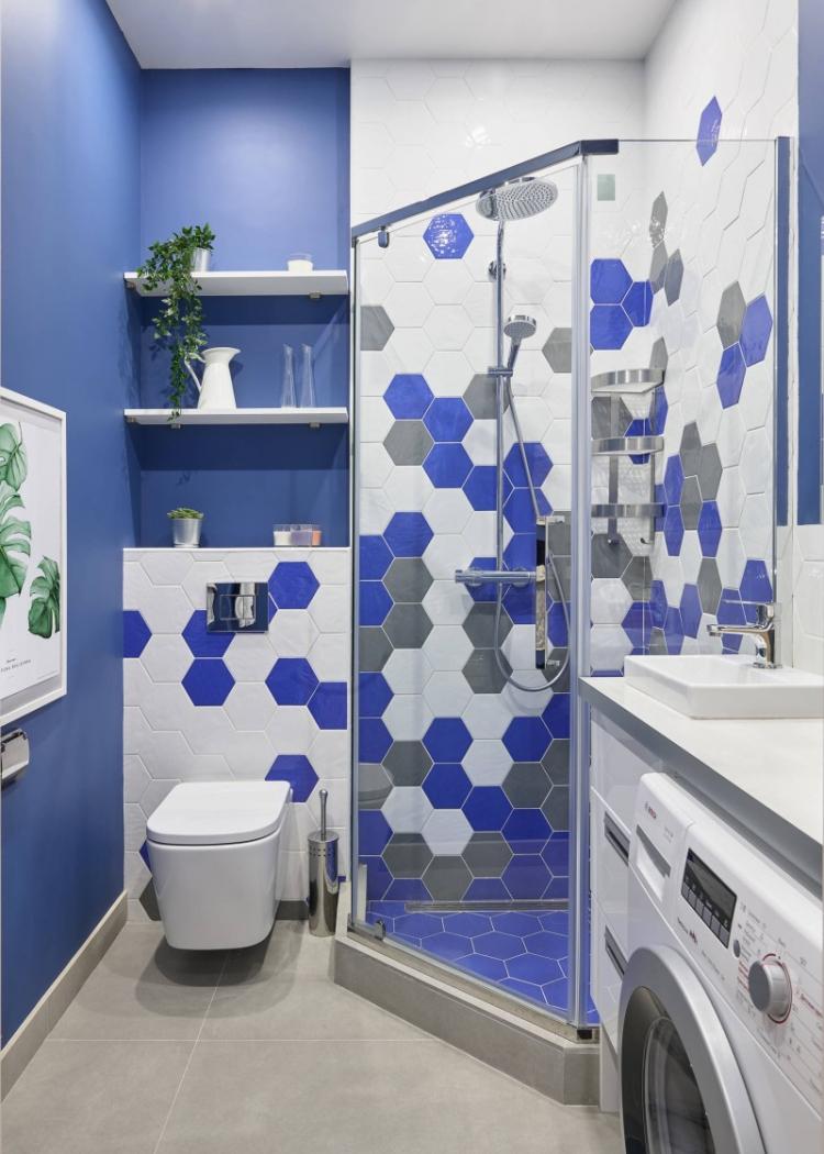 Design d'intérieur de salle de bain 4 m² - des photos de vrais intérieurs