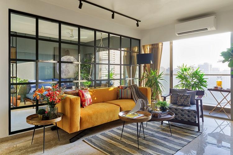 Hall de style oriental - Design d'intérieur