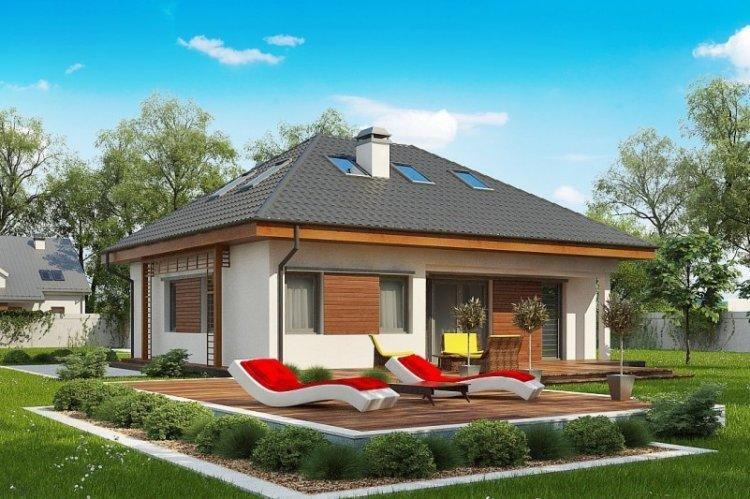 Maison de plain-pied avec grenier - projets et photos