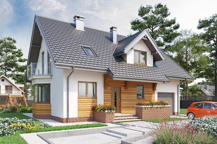 Maison à ossature avec grenier - projets et photos