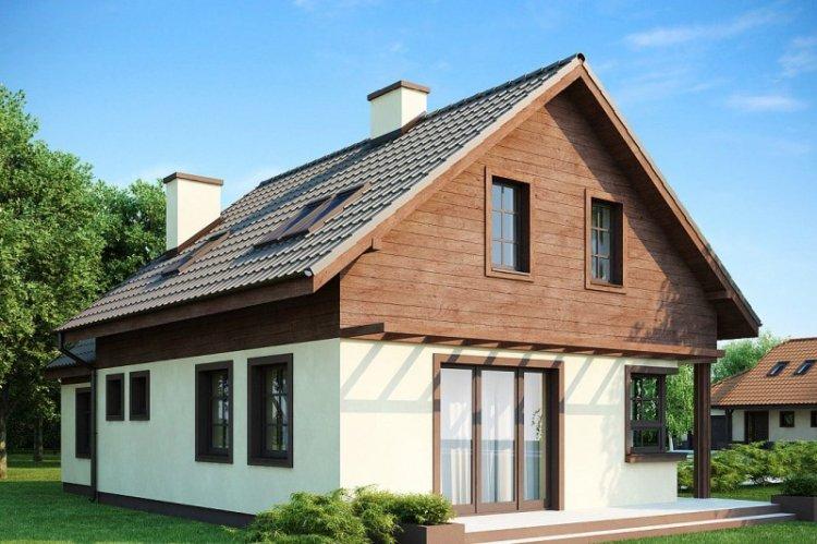 Maison à ossature avec grenier - projets et photos