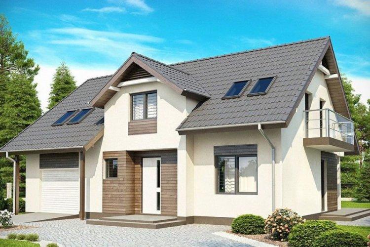 Maison à ossature avec grenier - projets et photos