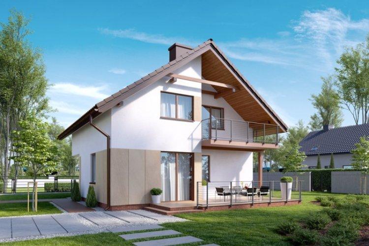 Maison avec grenier et terrasse - projets et photos