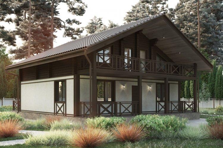 Maison de style scandinave en bois - projets et photos