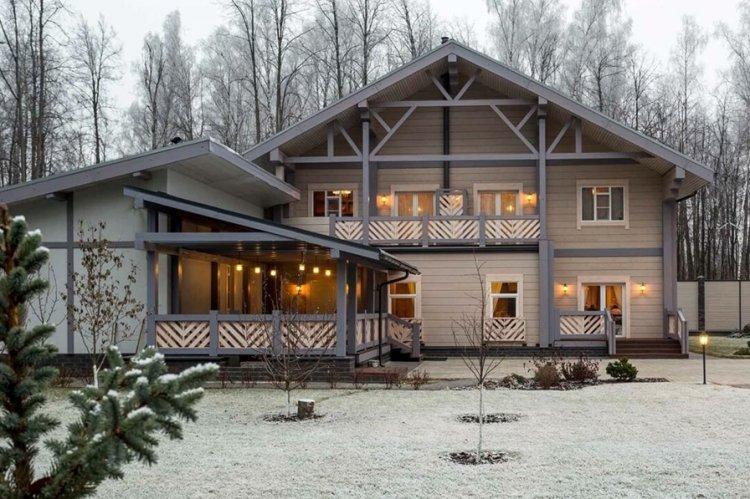 Maison de style scandinave en bois - projets et photos