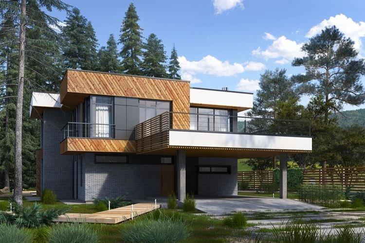 Matériaux - Maisons de style moderne