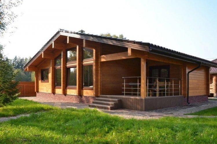 Maison à un étage d'un bar - projets et photos