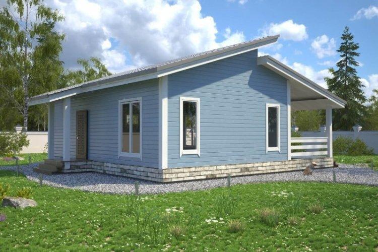 Maison en rondins de style scandinave - projets et photos