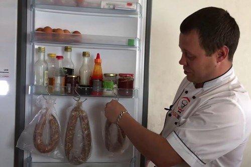 Saucisson salé maison - recette étape par étape