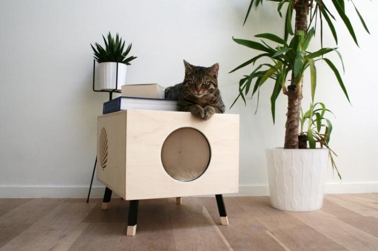 Nous fabriquons une maison en contreplaqué - Maison de chat bricolage