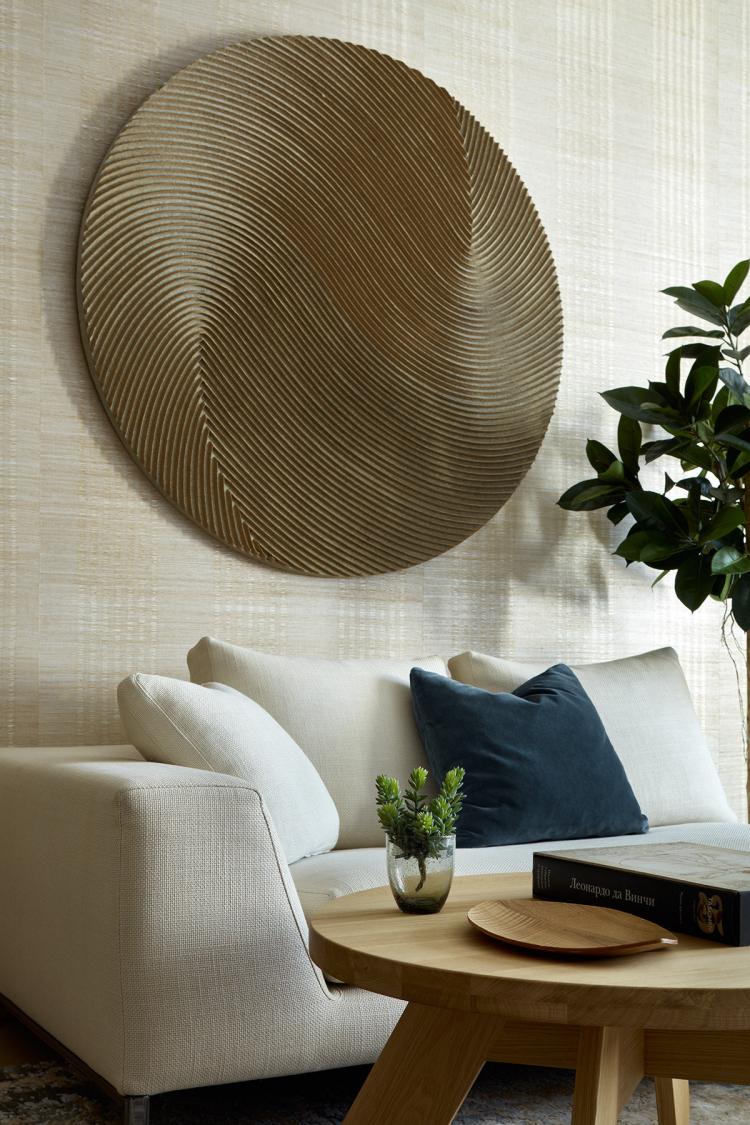 Intérieur écologique d'un appartement de 80 m², Moscou