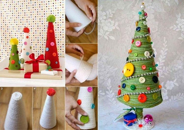 Arbre volumétrique à faire soi-même en fils