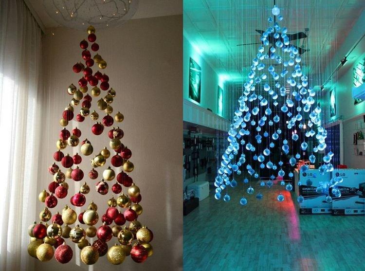 Arbre suspendu bricolage fait de fils