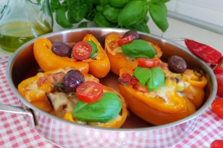 Poivrons farcis à la purée de pommes de terre - recettes