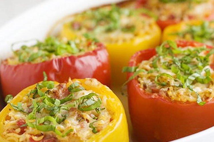 Poivrons farcis à la viande et au riz - recettes