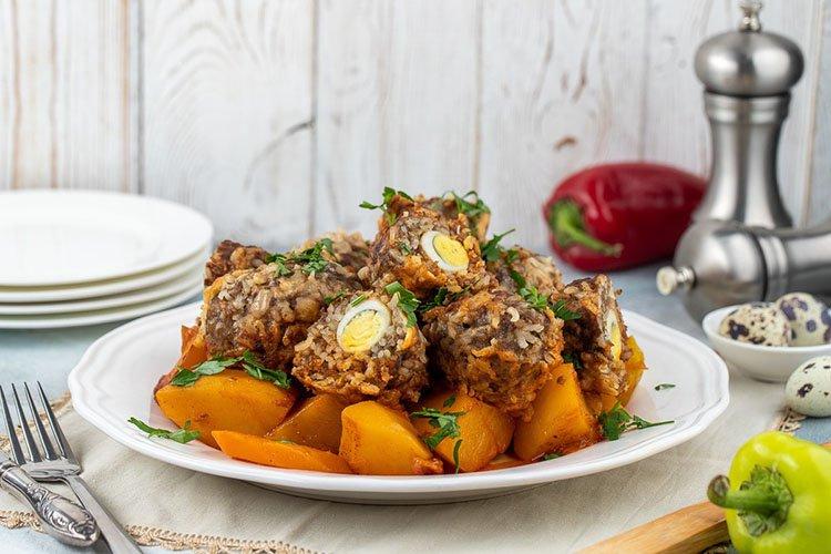 Poivrons farcis aux œufs de caille - recettes