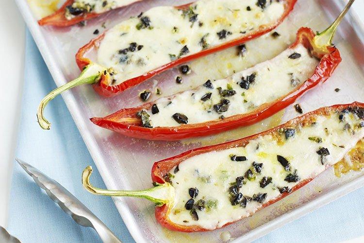 Poivrons farcis au fromage cottage - recettes
