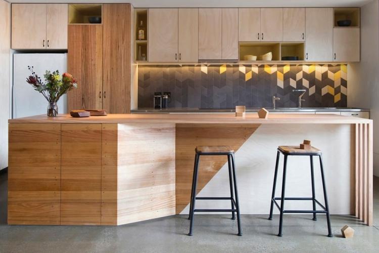 Tablier de cuisine en bois