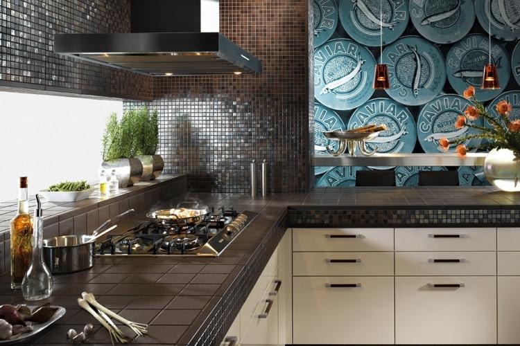 Tablier de cuisine en mosaïque