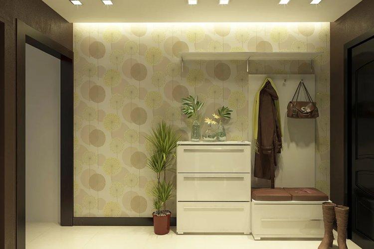 Couleur pistache dans le couloir - conception de photo