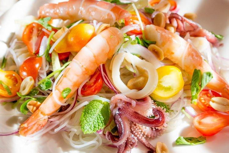 Salade de fruits de mer vitaminée