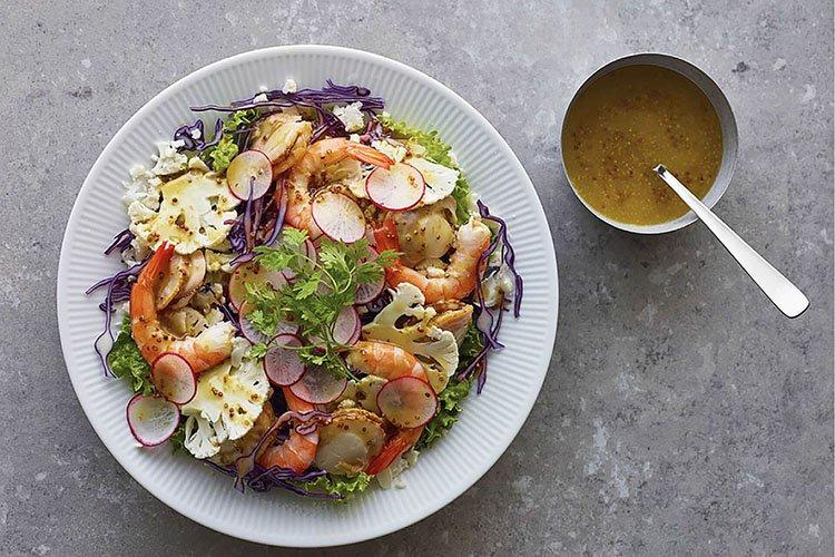 Salade de fruits de mer au piment