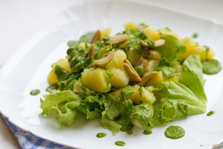 Salade de pommes de terre aux olives