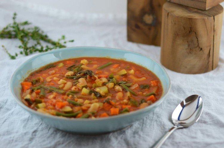Soupe minestrone maigre