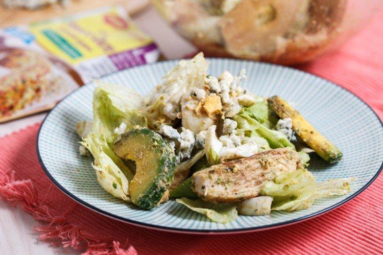 Salade aux œufs et au bleu