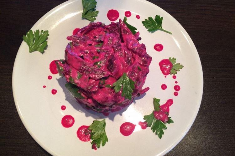 Salade de betteraves et ricotta Salade de betteraves et ricotta