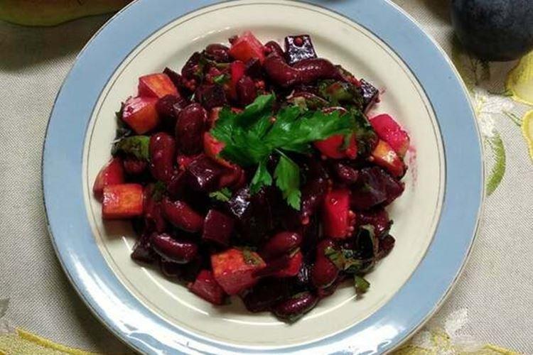 Salade de betteraves et haricots Salade de betteraves et haricots