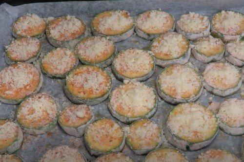 Courgettes croustillantes au four