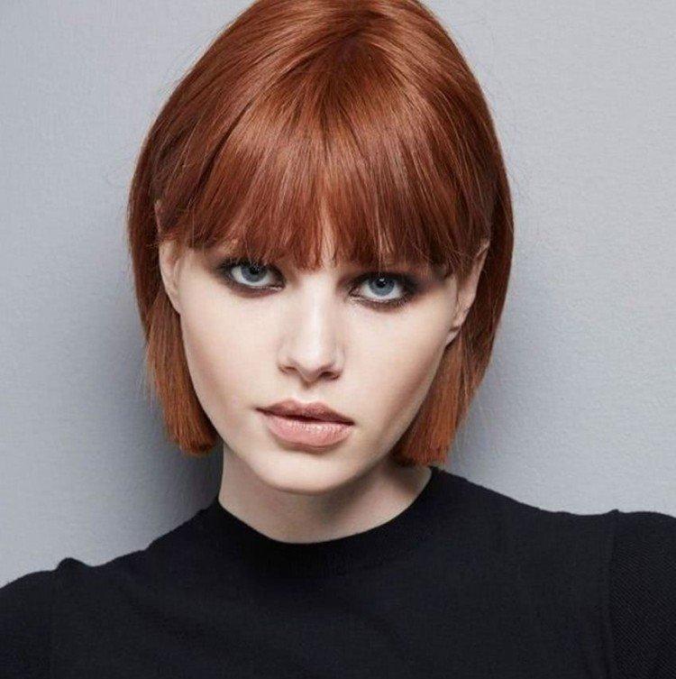 Coupes de cheveux avec frange 2021 - photos et belles idées