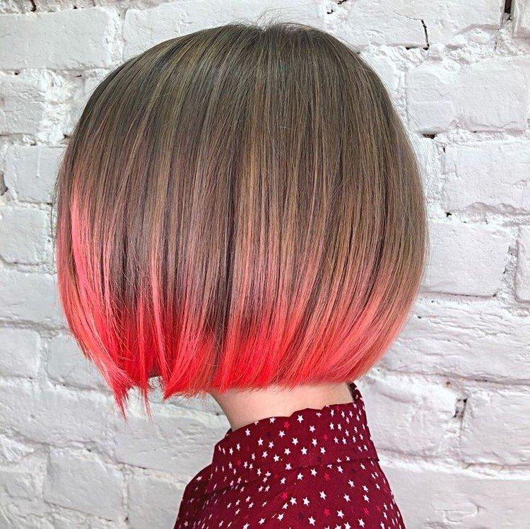 Coloration pour cheveux courts 2021 - photos et idées