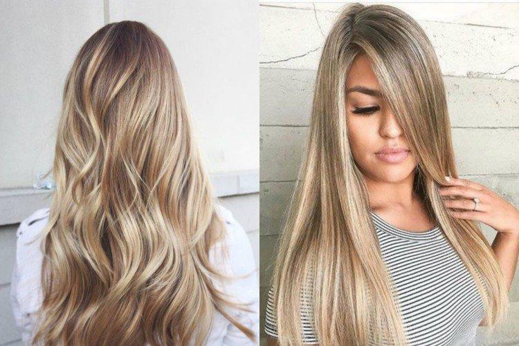 Balayage sur cheveux blonds