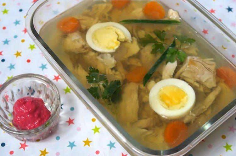 Ailes de dinde en gelée