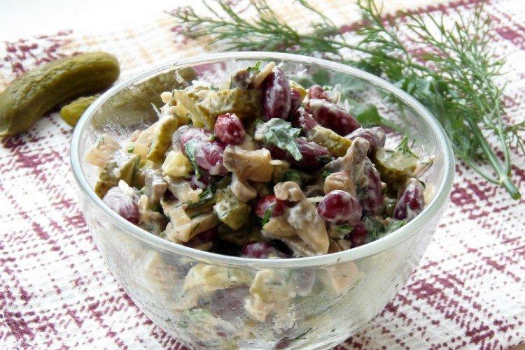 Salade de champignons Régime