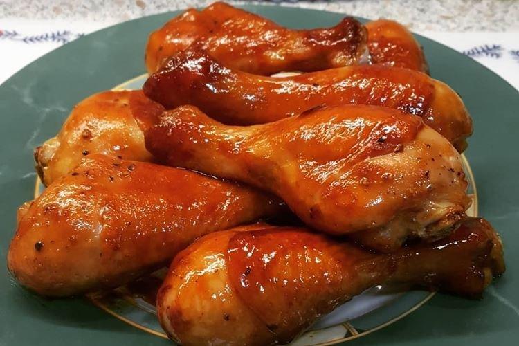 Cuisses de poulet sauce miel-citron