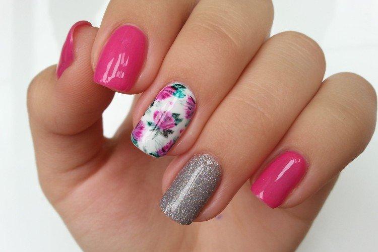 Manucure rose - photos et idées