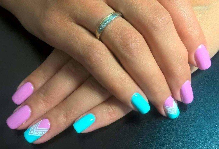 Manucure rose - photos et idées